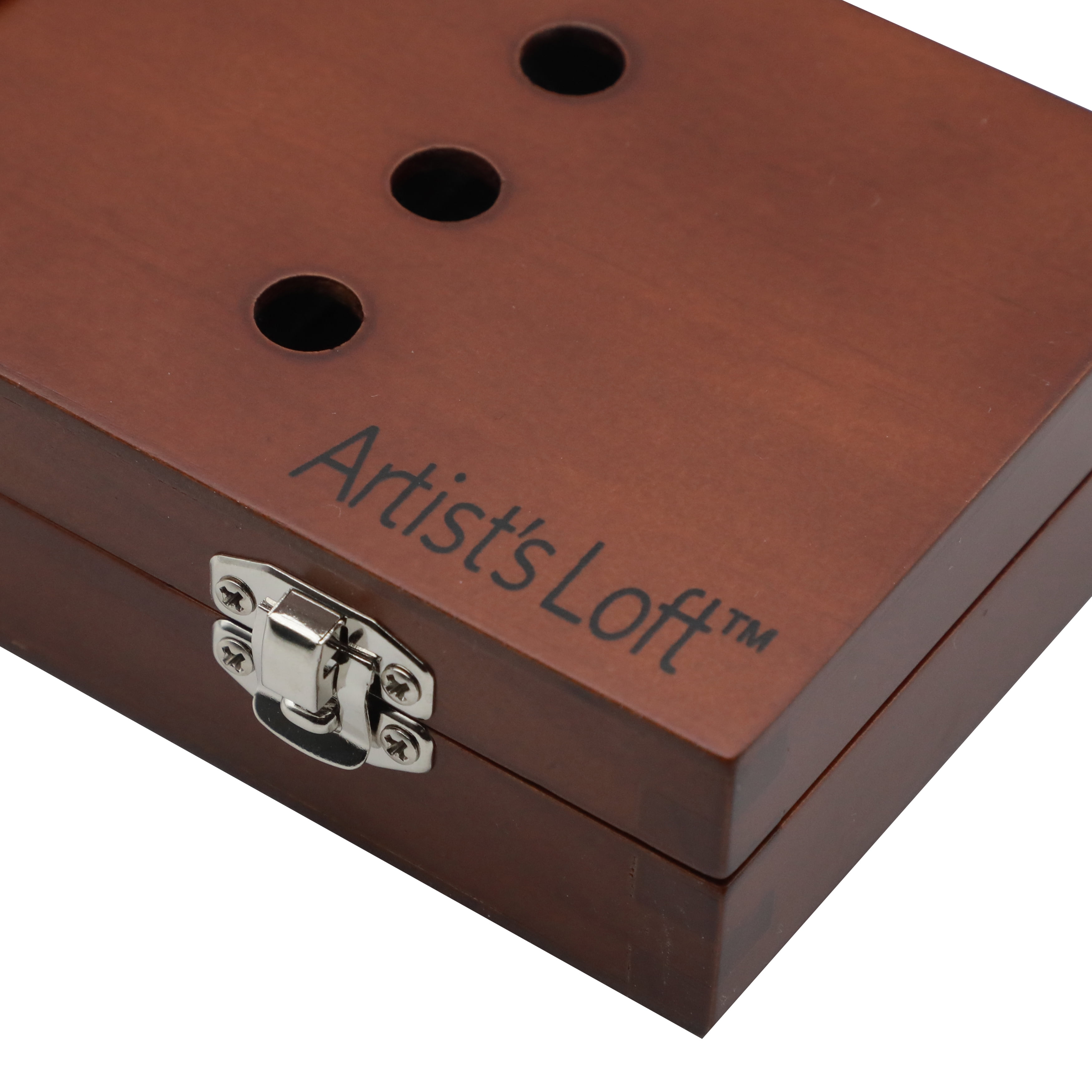 Artist's Loft Wooden Box Brush Set, 6 Pack