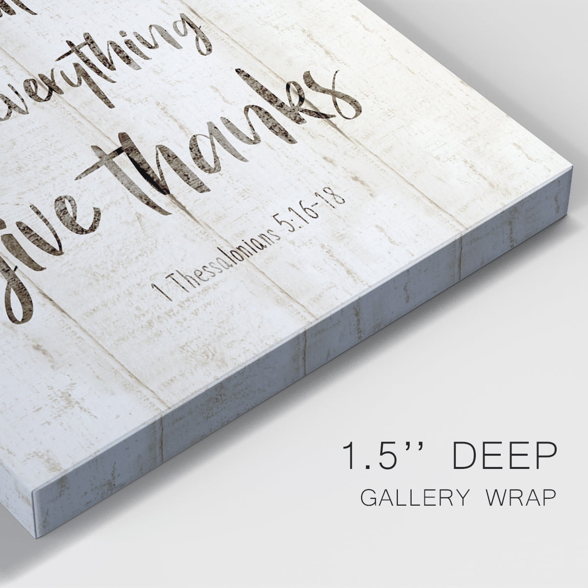 Rejoice Always Premium Gallery Wrapped Canvas - Ready to Hang