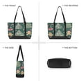 thumbnail image 6 of FORMRS Canvas Laptop Tote Bag for Women with 15.6" Computer Compartments Shoulder Handbag, Red Christmas Gingerbread, 6 of 7