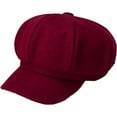 thumbnail image 7 of CoCopeaunts Octagonal Newsboy Cap Autumn Winter Hats for Women Warm Fashion Ladies Casual Solid Woolen Beret Hat Painter Cap, 7 of 7