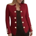thumbnail image 2 of DAFPZW Women's Casual Open Front Blazers Evening Party Long Sleeve Business Office Work Dressy Lightweight Blazer Jackets, 2 of 9