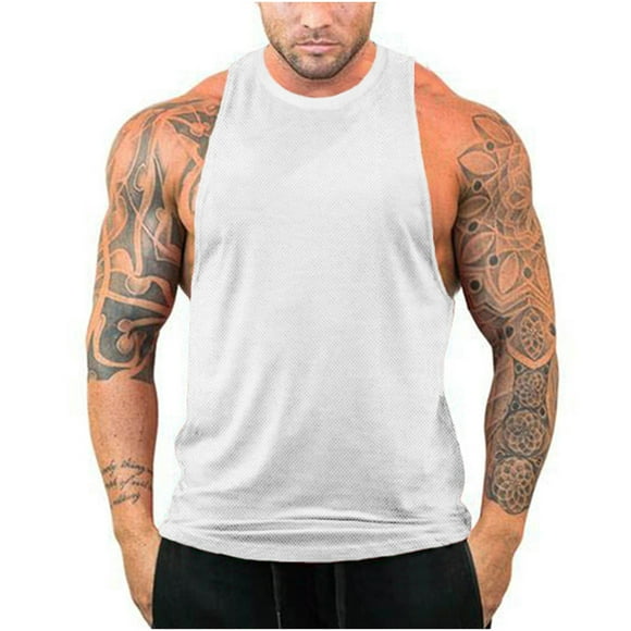Cameland Men's Active Athletic Tank Tops, Workout Gym Muscle Tee Bodybuilding Casual Sleeveless T Shirts for Men