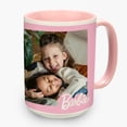 thumbnail image 2 of Personalized 15 oz Pink Barbie Mug, Squad Goals Barbie, 2 of 5