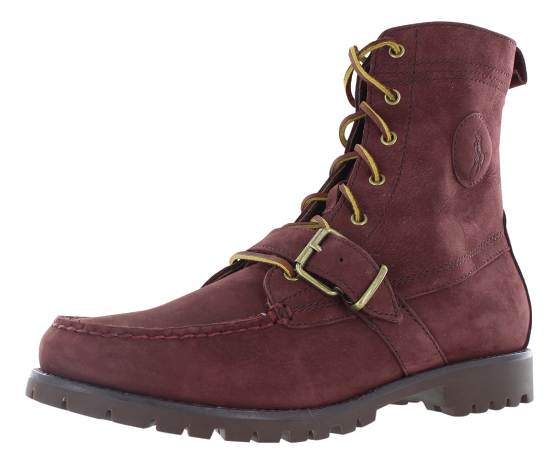 maroon polo boots