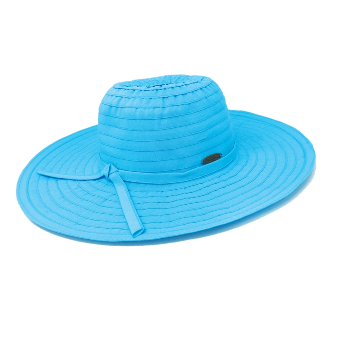 Panama Jack Panama Jack Women's Ribbon Floppy Packable Sun Hat, 4