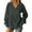 Dark Gray, variant on Timegard Womens Fall Sweatshirts V Neck Long Sleeve Pullover No Hood Loose Athletic Running Tops Size S-XXL