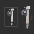 thumbnail image 5 of WC Toilet Cistern Float Inlet Bottom Water Tank Fill Updated High Level, 5 of 6