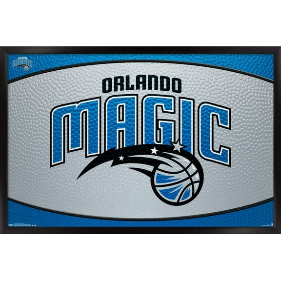NBA Orlando Magic - Logo 14 Wall Poster, 14.725" x 22.375", Framed