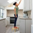 thumbnail image 4 of Small Bamboo Step Stool - Wooden Foot Rest Stool & Potty Training Stool for Kids Toddlers, 4 of 10