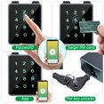 thumbnail image 5 of Lock Smart Landlock Bt Kypad Lock Smart Entrada de la Puerta de Entrada Combinación de Bloqueo Aplicacia Resistente Al Agua de Bloqueo Activado Para La Puerta Domiciliaria, 5 of 5