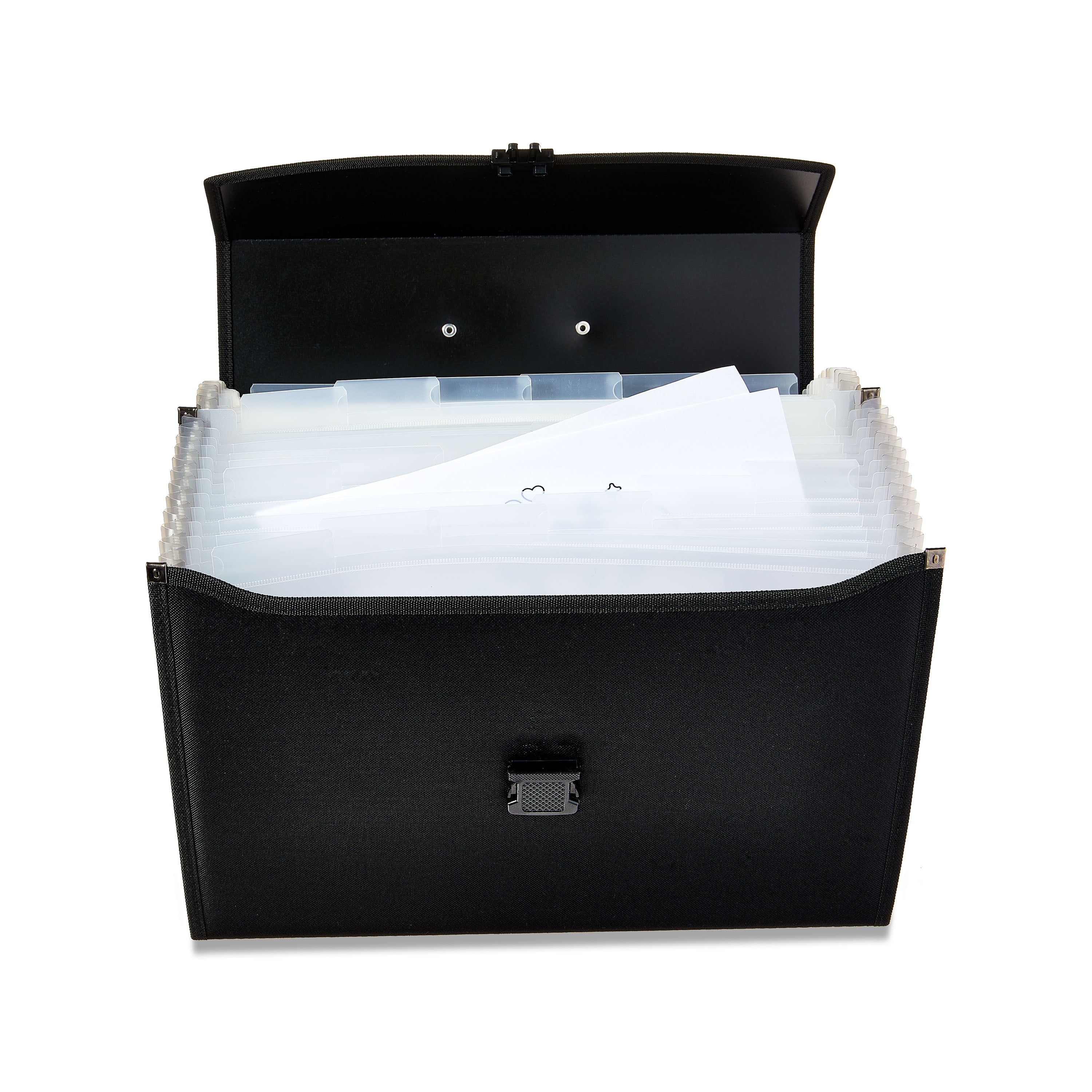 (4 pack) Pen+Gear 26 Legal Freestanding Paper Organizers Black, 1 Pack