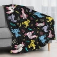 thumbnail image 3 of Axolotl Blanket Soft Flannel Throw Blanket Present for Boys Girls Kids Funny Colorful Axolotl Blankets for Sofa Couch Bed Decor (50"x60"), 3 of 4