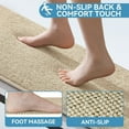 thumbnail image 4 of Non-Slip Bathroom Carpet Mat | Absorbent PVC Floor Mat for Bathroom & Bedroom | 60x40cm Beige Washable Entrance Rug with Anti-Skid Backing, 4 of 6