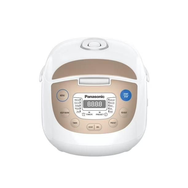 Panasonic multi-function 6-cup rice cooker, micro controlled, SRZC123N, in champagne Colour