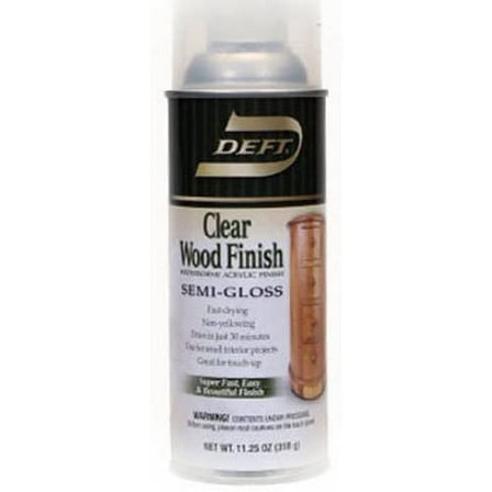 Deft Interior Water-Based Clear Wood Finish Spray - Semi-Gloss - 11.25 oz Aerosol