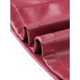 thumbnail image 6 of DARING DIVA Women A-Line High Waist PU Faux Leather Belted Midi Skirt S Wine Red, 6 of 6