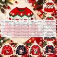 thumbnail image 3 of Toddler Boys Christmas Holiday Knit Pullover Sweater, Festive Reindeer Santa Gingerbread Graphic Crewneck Top 5-6 Years, 3 of 9