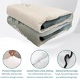 thumbnail image 4 of Twin XL Quilt Set 68''x98'', Mountains Lightweight Summer Bedspread Coverlet Set with 2 Pillow Shams, Farmhouse Forest Nature Trees Landscape Breathable All Season Quilt Bedding for Dorm/Guest Room, 4 of 9