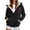 Black, variant on Jacket Women Heavyweight Jackets Cozy Lined Hooded Open Front Cardigan for Autumn Winter Outdoor Activities Womens Winter Coat Beige L