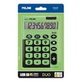 thumbnail image 2 of MILAN Duo Desktop Calculator, Battery and Solar Power, Multicolor Green, New, High School, 2 of 4