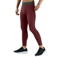 thumbnail image 1 of TINZ Mens Tight Fitness Running Stretch Basketball Base Training Compression Pants Fitness Pants Rave Clothes Guys Mens Slim Fit Sweats, 1 of 9