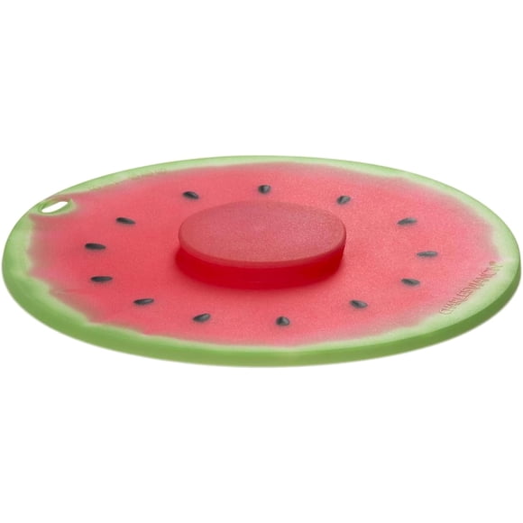 Charles Viancin - Tapa De Silicona De Sandía Para Almacenamiento Y Cocción De Alimentos - 9''/23Cm - Sello Hermético En Cualquier Superficie De Borde Liso - Sin Bpa - Apto Para Horno, Microondas, Cong