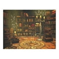 thumbnail image 2 of MYPOP Vintage Magic Books Shelves Tablecloth 52x70 Inches, Magician's Place Tablecover Desk Table Cloth Cover for Dinner Party Decoration, 2 of 6