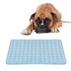 thumbnail image 3 of Self Cooling Dog Blanket Blue for Pet with Ice Silk Material Breathable Mesh Fabrics 70 x 56cm, 3 of 5