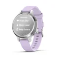 thumbnail image 2 of GARMIN Lily 2 Active Silver with Purple Jasmine Silicone Band Smartwatch (010-02891-01), 2 of 6