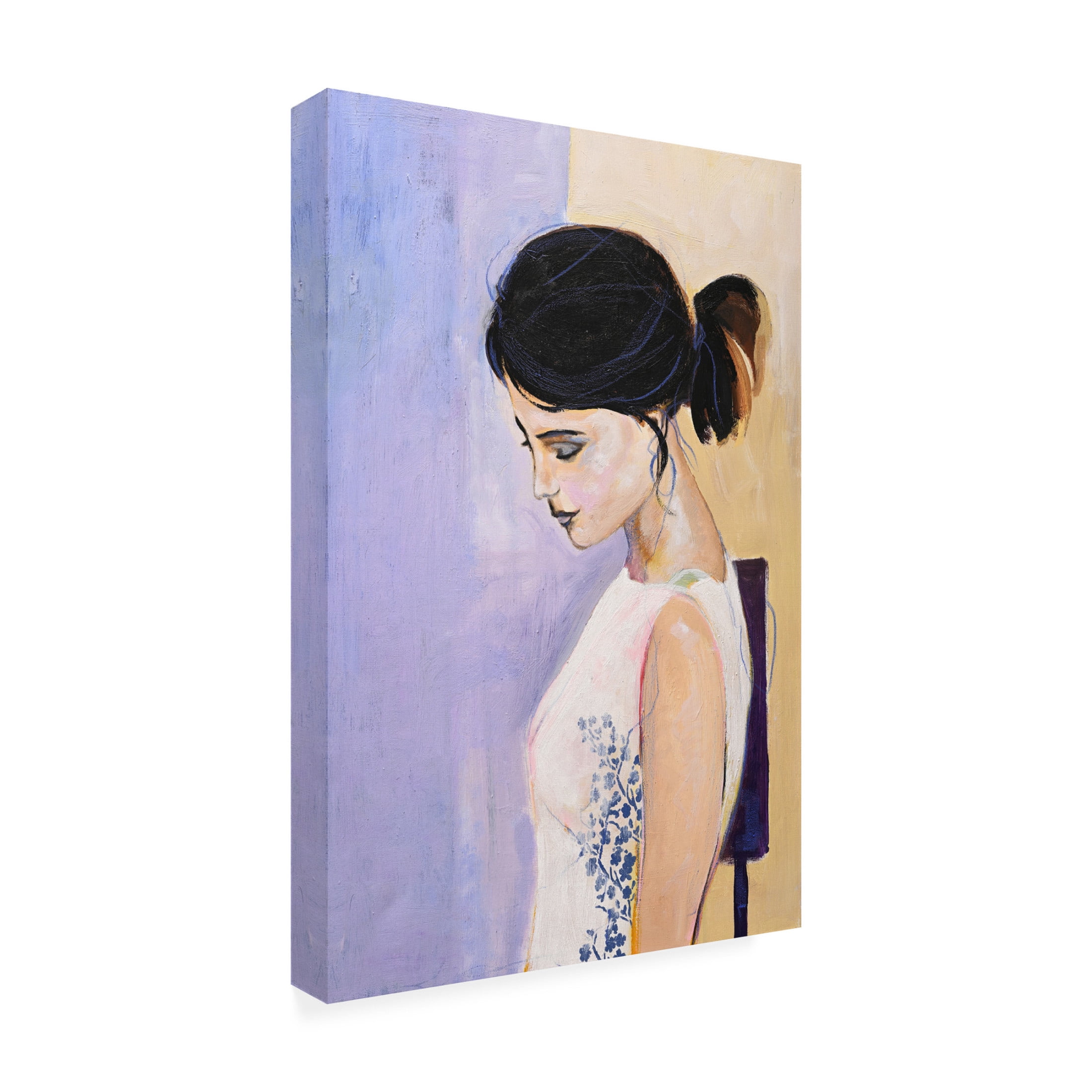 Canvas Wall Art - Design Fabrikken 'Still Quiet' Wall Art for Living Room, Bedroom, or Office Décor by Trademark Fine Art - 12 x 19 Inches