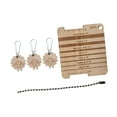 thumbnail image 2 of HILABEE Knitting Gauge Ruler Set Craft Creative Smooth Knitting Needle Gauge Artists 5pcs, 2 of 9