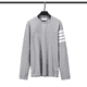 thumbnail image 1 of TB BROWIN Nueva chaqueta informal de manga larga, unisex, de punto, de color, para primavera y otoño, estilo cuello redondo para hombres y mujeres, 1 of 4