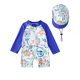 thumbnail image 1 of Niños Sombreros Niños Verano Impreso Conjunto de Dos Piezas de Traje de Baño Unido con Cremallera Media con Sombrero de Baño para la Playa Y la Piscina, 1 of 9