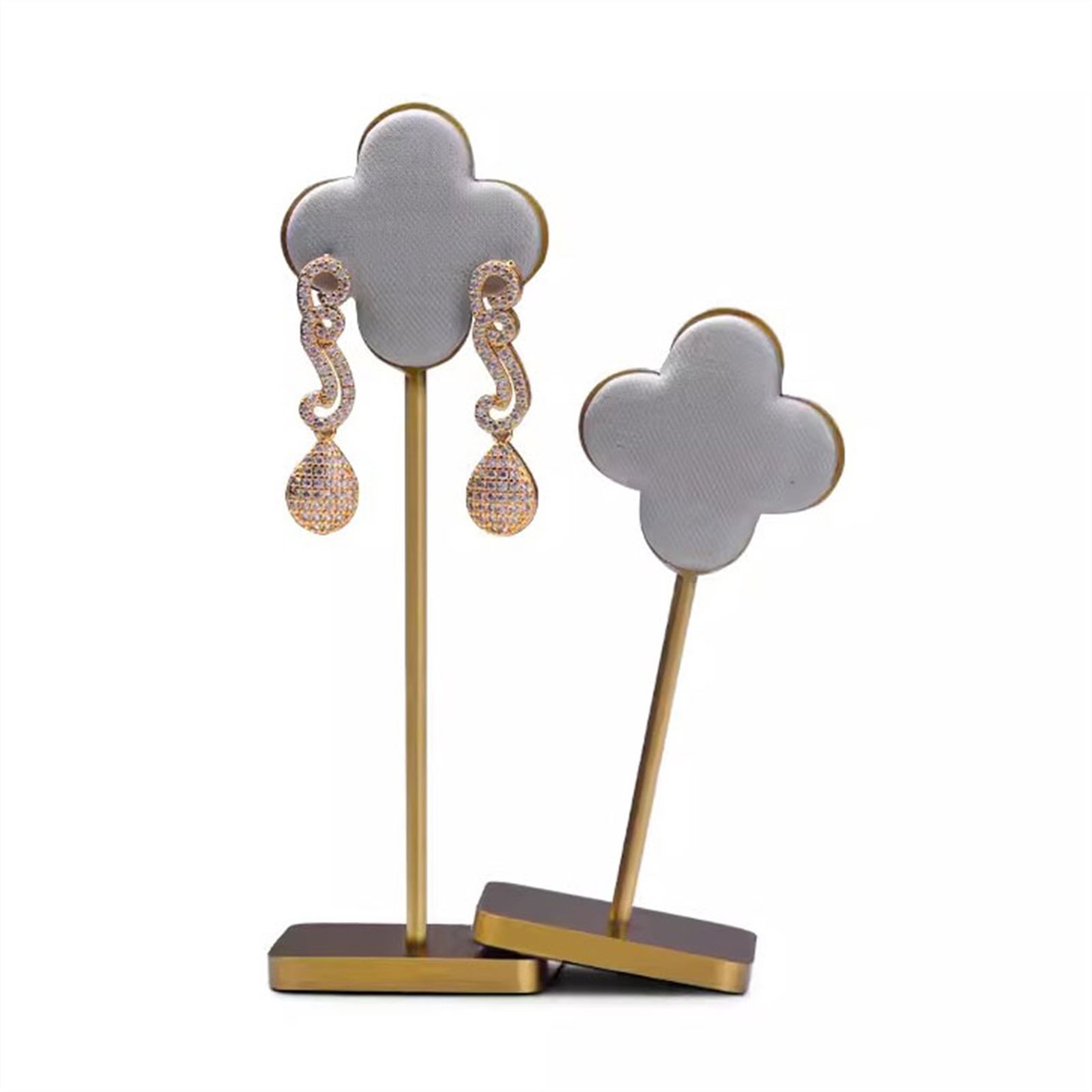2Pcs Hanging Earring Holder for Selling - Earring Display Stand for Home Bedroom Hoop Earring Jewelry Organizer Storage Rack for Show