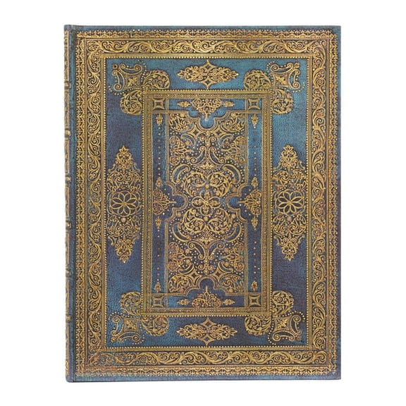 Blue Luxe Ultra Lined Hardcover Journal, 144pg, 120gsm by Paperblanks (Luxe Design), (Hardcover)