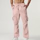 thumbnail image 1 of Pantalones cargo deportivos casuales de longitud completa para hombre, con bolsillo y cordón, color sólido, cintura elástica, 1 of 9