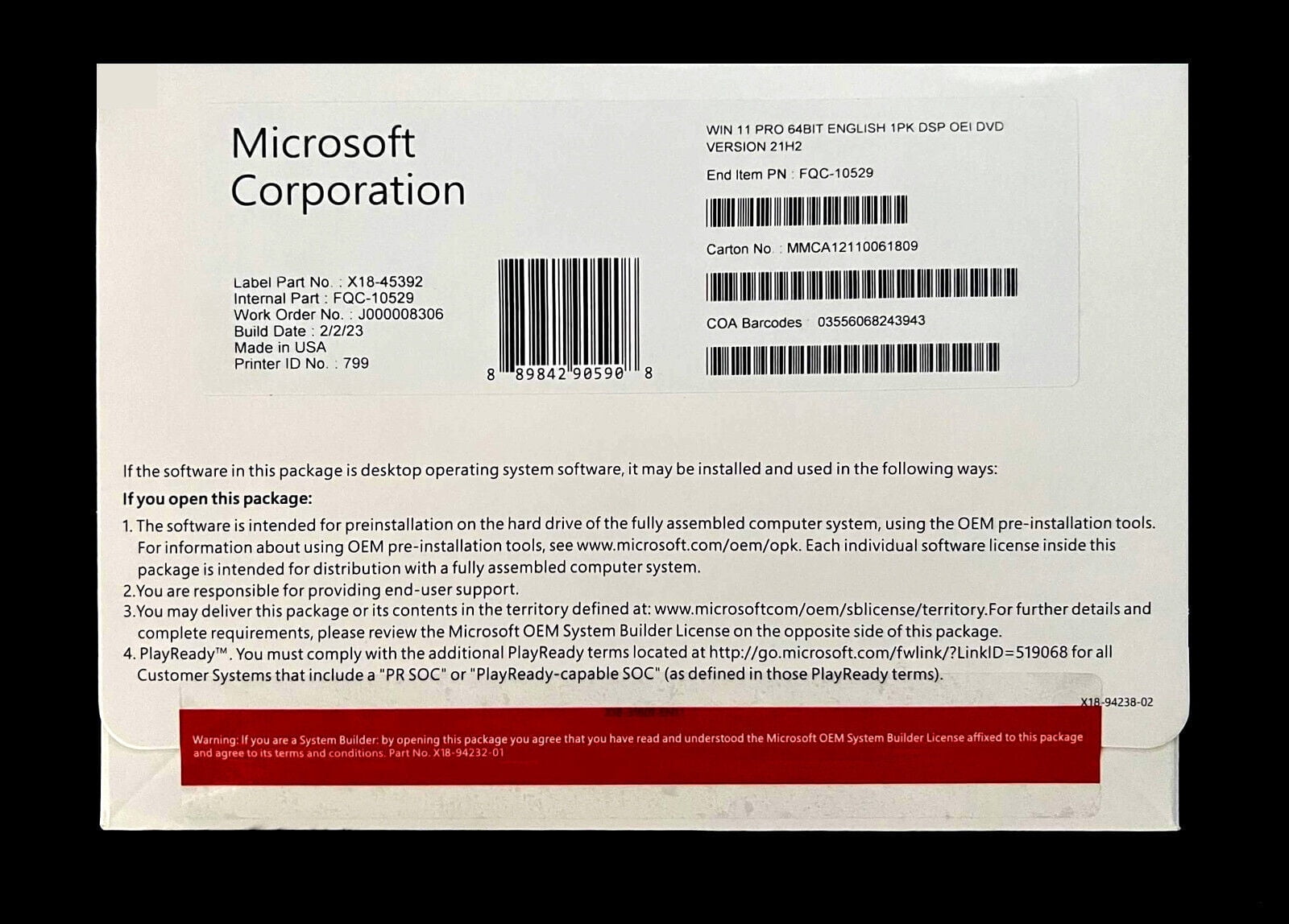 Windows 10 Home USB | Original Box | Licensed Win10 Home