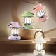 thumbnail image 1 of Fiudx Linterna Portátil de Camping, Recargable Por Usb, Lámpara de Pared para Exteriores, Decoración Festiva para Halloween y Navidad, Iluminación Acogedora para Patio, Ambiente Cálido, Tamaño 19 X 1, 1 of 7