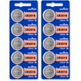thumbnail image 1 of Murata CR2016 Battery 3V Lithium Coin Cell - Replaces Sony CR2016 (10 Batteries), 1 of 8