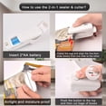 thumbnail image 2 of Zshan Mini Sealer 2 in 1 Portable Bag Sealer Bag Sealer Plastic Bag Sealer with Cutter Sealing Machine Portable Heat Sealer for Food and Snack Storage (White), 2 of 5