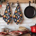 thumbnail image 6 of Brown Basketball Football Kitchen Towels Set of 3, Ball Watercolor Navy Blue Absorbent Dish Towels for Kitchen, Microfiber Hand Towel, Quick Drying Tea Towel for Cleaning Decorative Dishcloths, 6 of 7