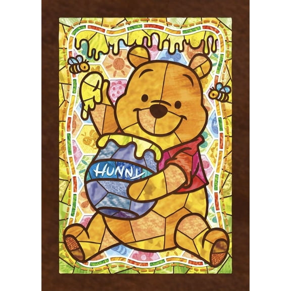 Pooh Bear Diamond Painting Kits for Adults,Farmhouse 5D Diamond Art Kits for Beginner, DIY Full Drill Diamond Dots Gem Art and Crafts Home Wall Decor 12"x16"