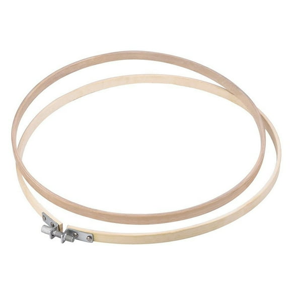 BESTOYARD Craft Base Tambour Embroidery Circle Hoop in Khaki 1Set