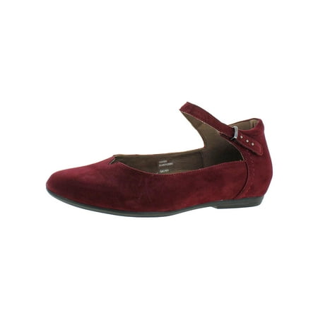 Earthies Womens Emery Suede Cushioned Mary Janes