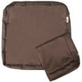 thumbnail image 3 of QQbed 6 Pack Brown 24"x22"x4" Washable Covers for Outdoor Patio Seat Pillow Cushions, 3 of 5