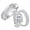 Men's Size 8 & Women's Size 10, variant on Wedding Rings Set for His and Her Promise Couple Rings Silver Plated Engagement Rings Set for Couples Size 10&8