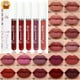 thumbnail image 2 of 18 Colores Sexy Larga Duración Impermeable Ultra Mate Nude Líquido Labial Hidratante Brillo De Labios Belleza COD, 2 of 4