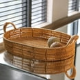thumbnail image 4 of tredstone Nordic Style Serving Tray Storage Basket Food Organizer Oval Home Decor L, 4 of 9