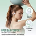 thumbnail image 2 of VEATOOL Wireless Earbuds Open Ear Headphone Sport, Bluetooth 5.3 Earbud, 80Hrs Earphone with Earhook, Noise Cancelling Mic,Light Weight Comfortable Fit,Suitable for Running,Workouts, 2 of 8