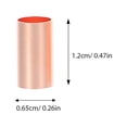 thumbnail image 2 of Nestingho 250Ud Conectores De Para De Cables En Tubo Circular Duradero Oro Rosa, 2 of 6